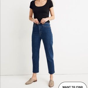 Madewell 28” tapered jeans